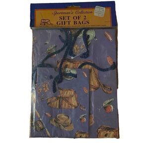 Vintage Sportsman’s Collection Gift Bag set NEW